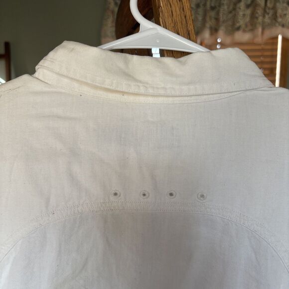 Vintage Polo Ralph Lauren Button Up Shirt Mens Size XL White - Picture 9 of 9